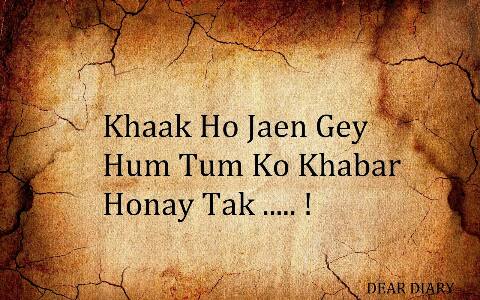 Dear Diary Sad Inspiring Quotes with Images & Status in Urdu/Hindi