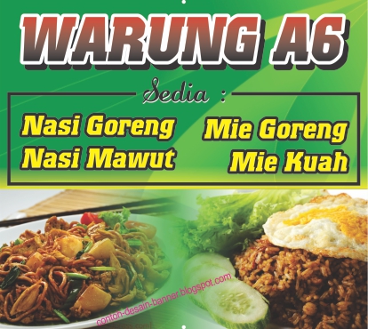 Contoh Banner Nasi Goreng Next Contoh