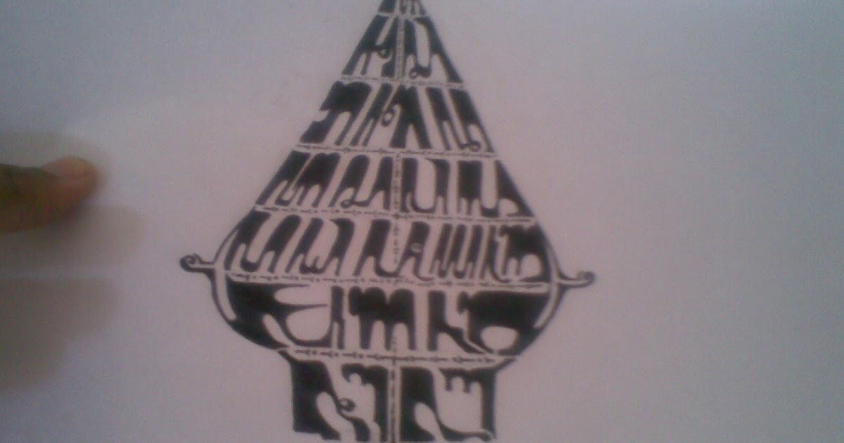 Contoh Kaligrafi Aksara Sunda Beserta Artinya