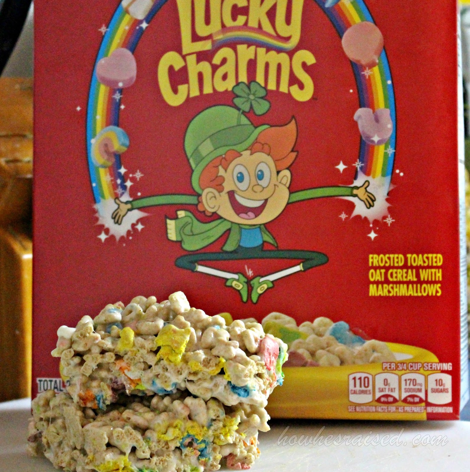 How he's Raised GlutenFree Lucky Charms Treats