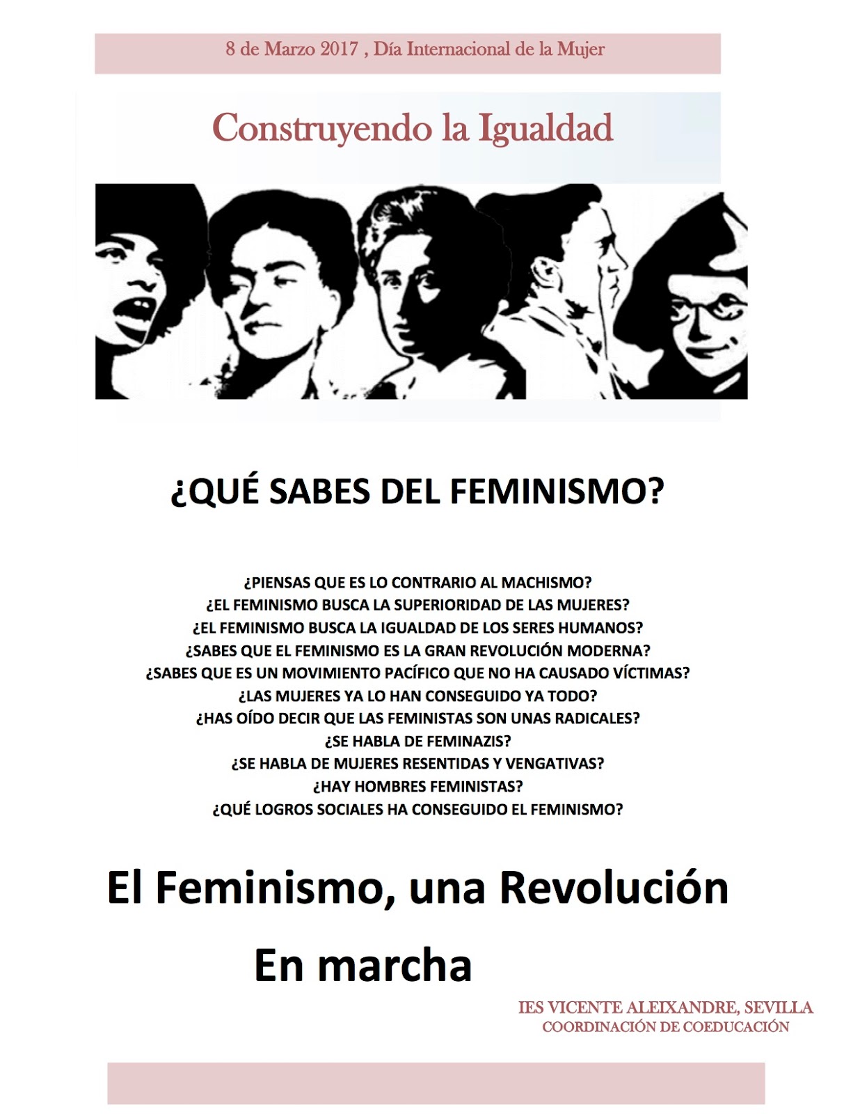 ¿Qué debemos al feminismo? ¿Qué sabes del feminismo?