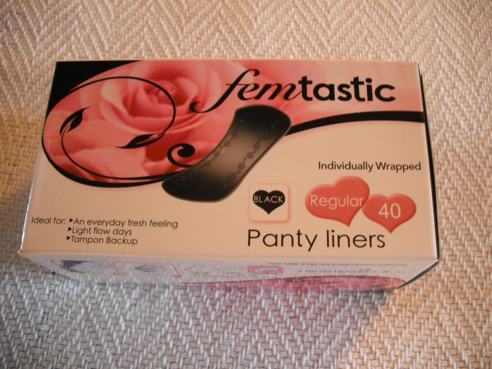 Donna's Reviews And Thoughts Black Panty Liners