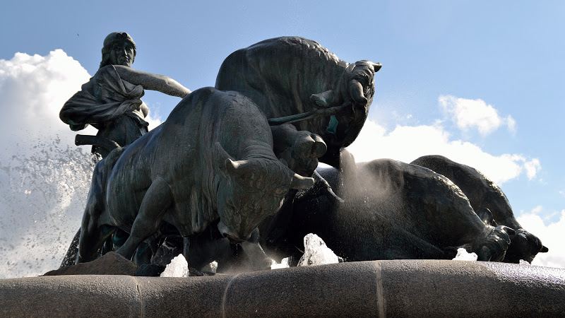 Fotos de Ángel Félix fuente de Gefion