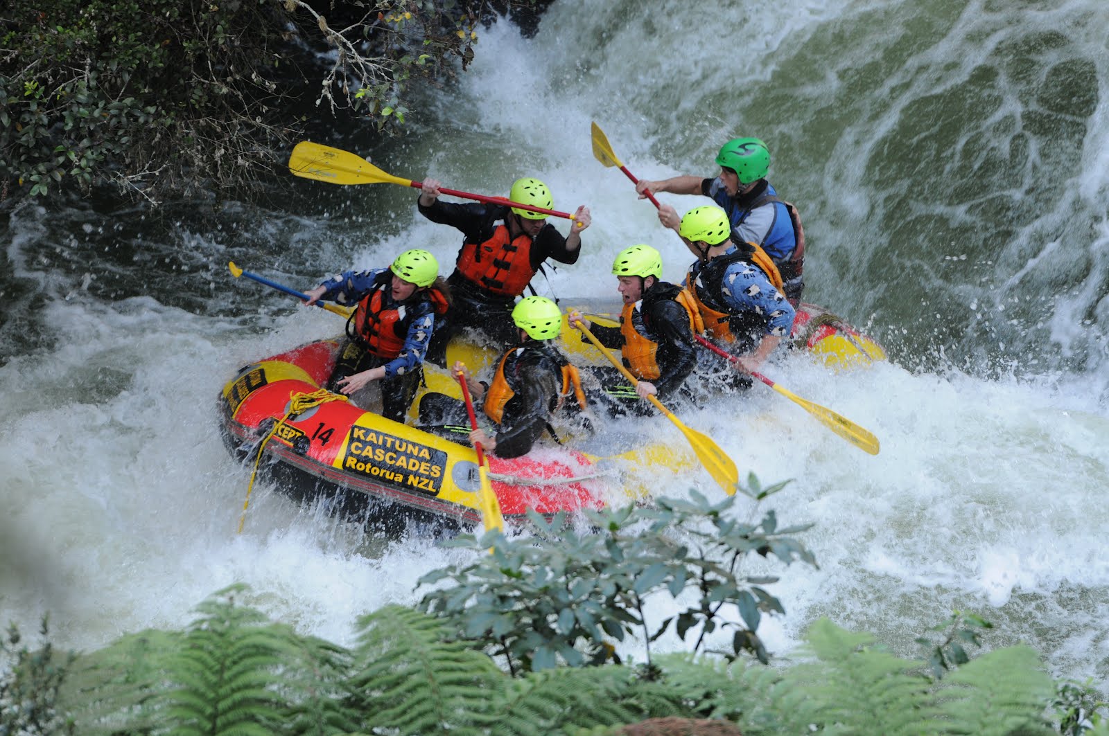 La vie rêvée de Guillaume Les sports extremes en Nouvelle Zelande Rafting