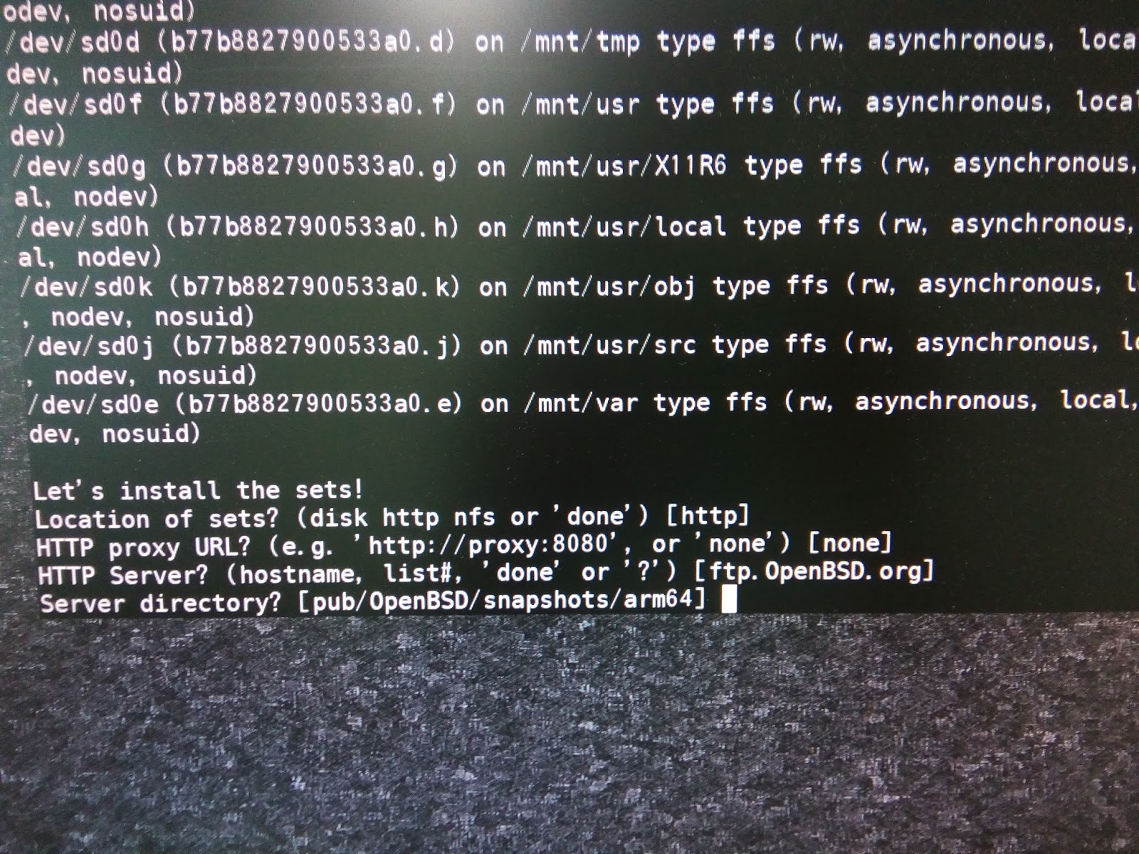 openbsd で dhcpd ＋ firewall ★ openbsd snapshots ( after 6.3 ) on