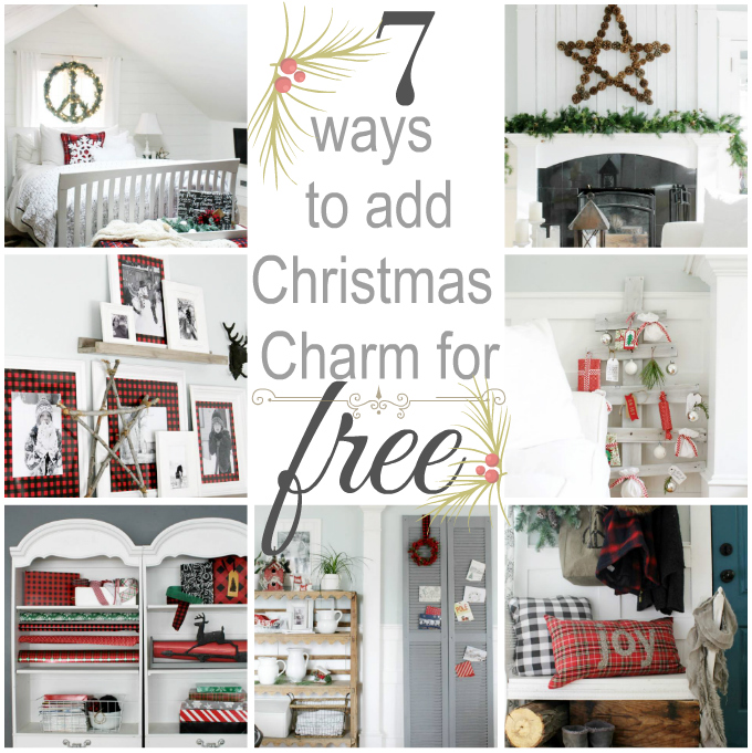 7 Ways To Add Christmas Charm for FREE