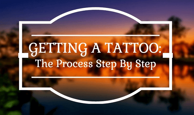 Image: Getting A Tattoo: Process Step By Step