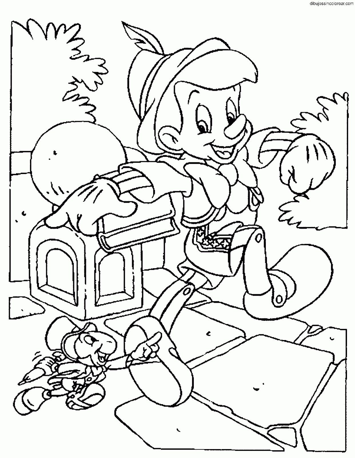 Dibujos de Pinocho para Colorear