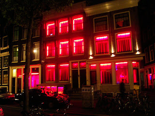Red Light Shops Tart Art: Red light district