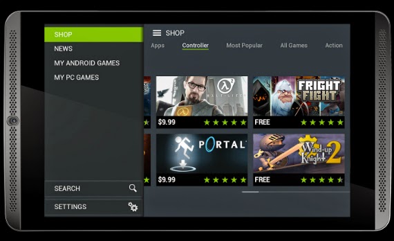 Nvidia Shield, επίσημα το tablet για gamers με 8″ οθόνη, Tegra K1 chipset