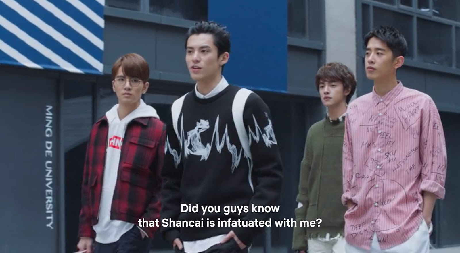 дорама сад падающих звезд 14. дорама сад падающих звезд ф4. даррен чэнь сад падающих звезд кадры. сад падающих звёзд дорама. ван хэ ди сад падающих звезд.