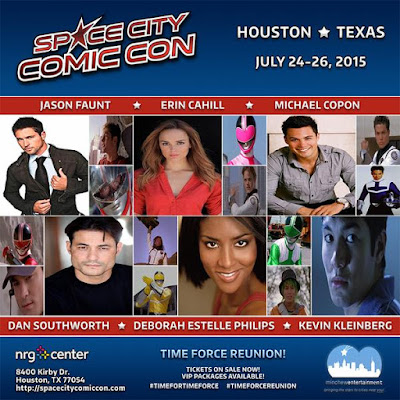 Space City Comic Con 2015 Power Rangers Time Force Reunion