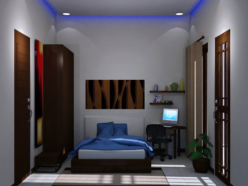 Desain Kamar Ukuran 2x4 Meter