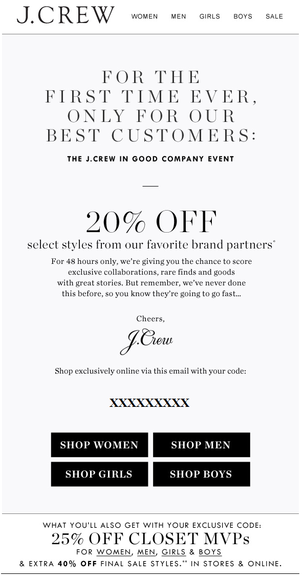 J.Crew Aficionada: 48 Hours Only: A Private Third Party Branded Item ...