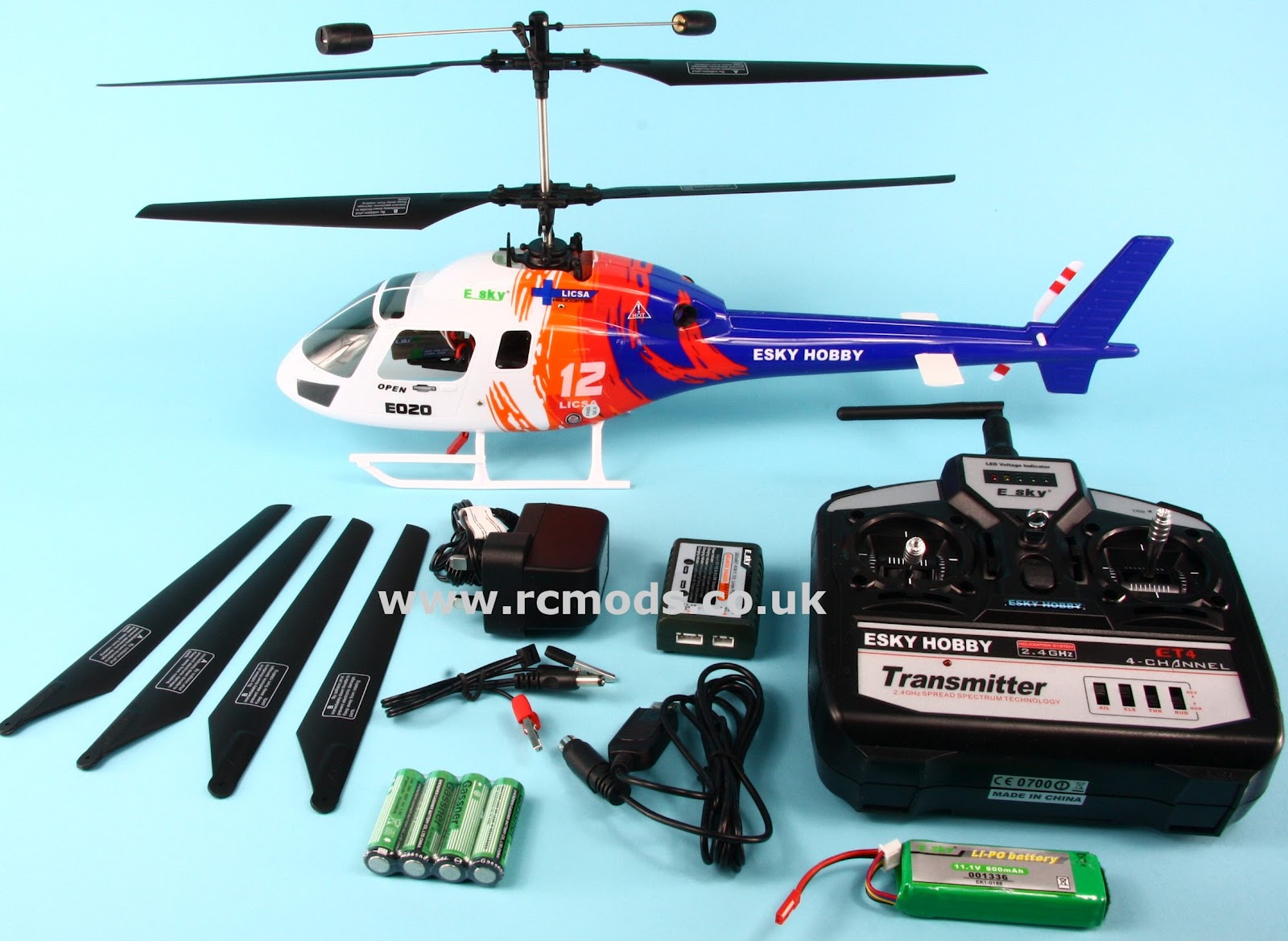 RC PARA TODOS Helicóptero Esky Big Lama