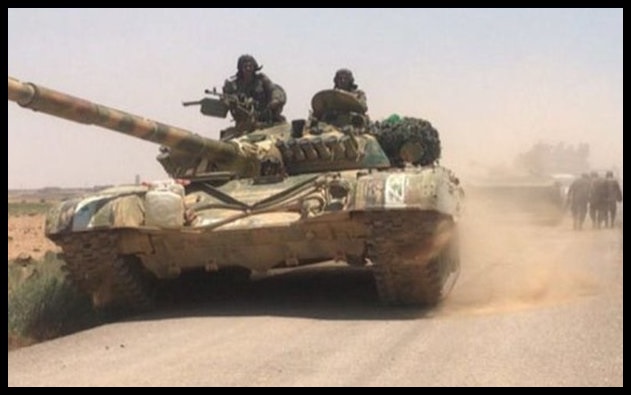 Palaestina Felix Nuovi rinforzi dell'Esercito Siriano in transito