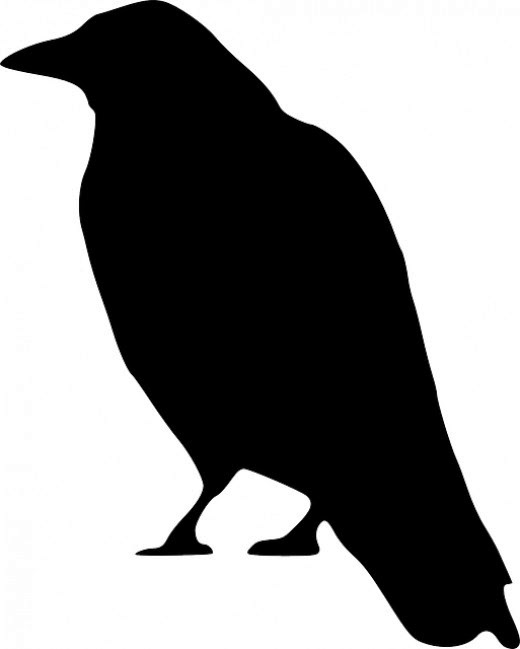Free Printable Crow Silhouettes