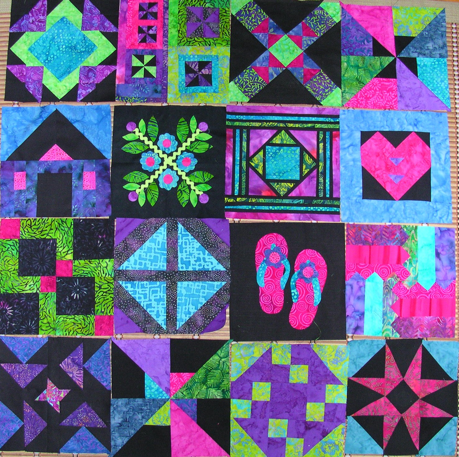 Applique Addict Shop Hop Quilt...Nearing Completion