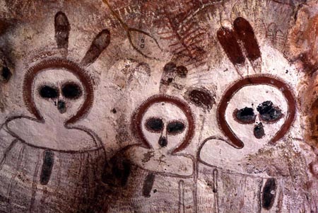 Wandjina dioses extraterrestres aborigenes Australia