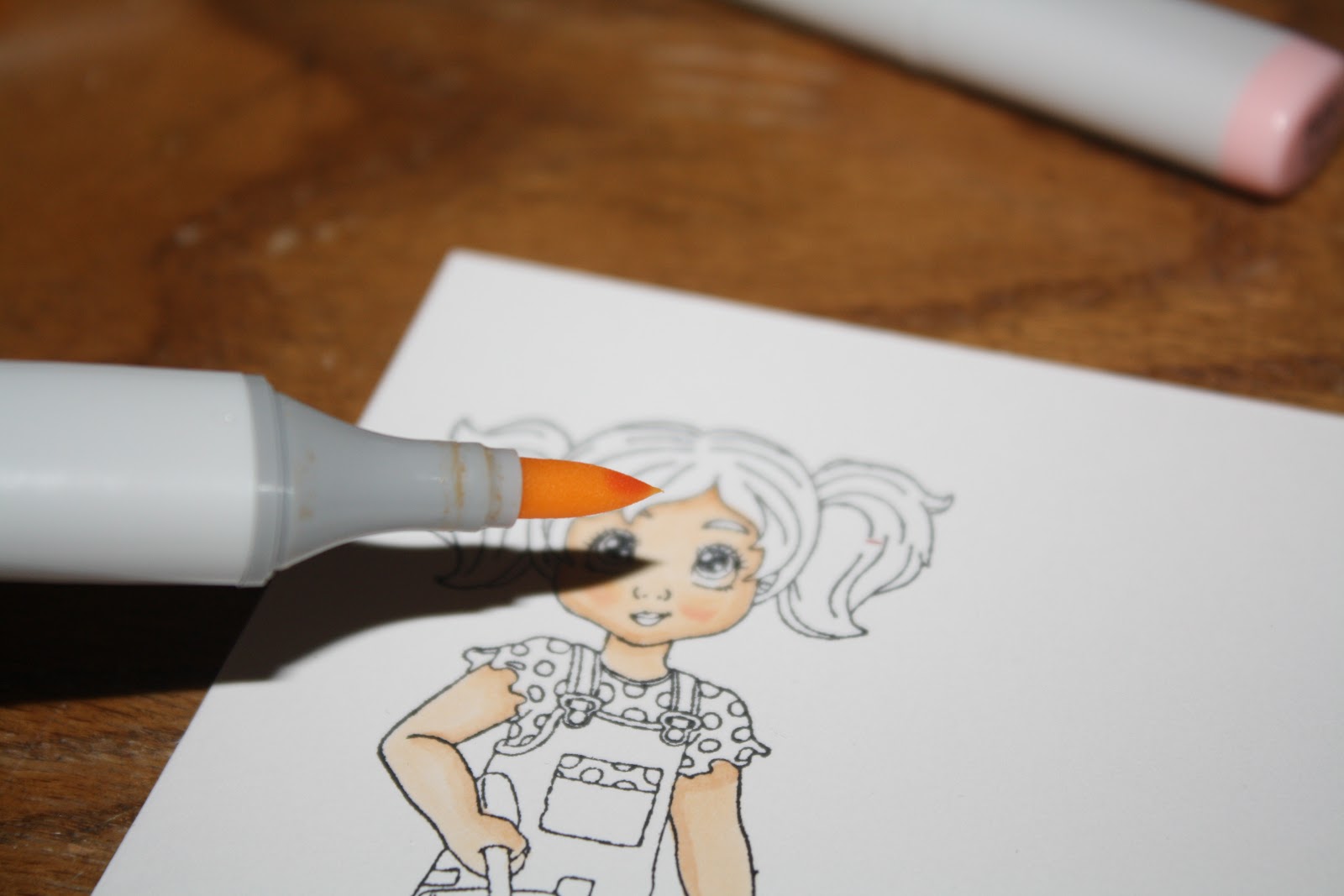 Inky Impressions Inspirational Blog: Coloring Inky Faces with Copic Markers