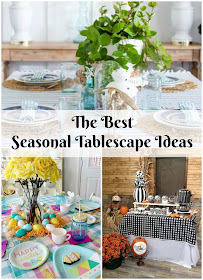 Dining room home decor ideas. Seasonal tablescape decor. Wayfair decor. 