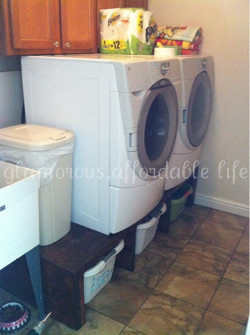 Glamorous, Affordable Life: Making The Most of Your Space - - Laundry Room!