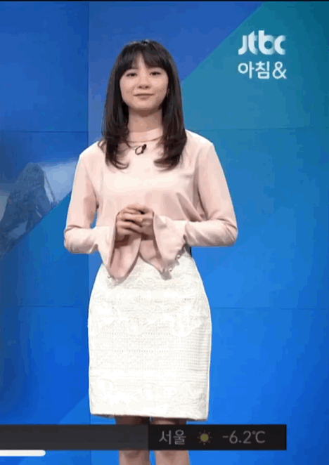 20200115 아침 김민아 jtbc 기상캐스터 | 인스티즈