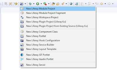 Liferay 7 Create Module Project