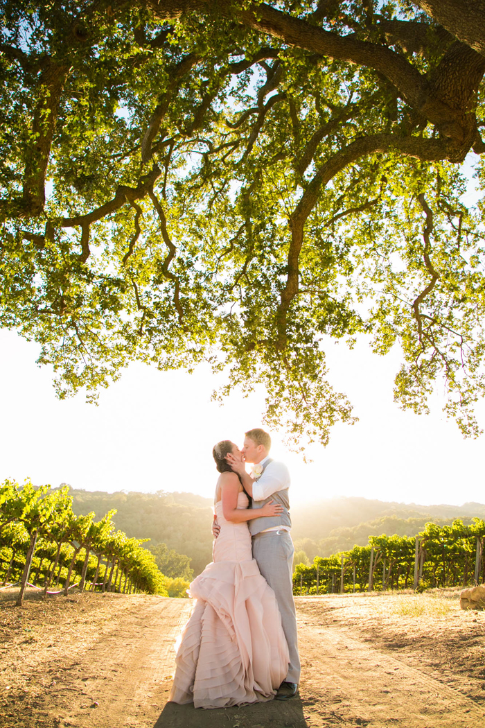Intimate Outdoor Vineyard Wedding