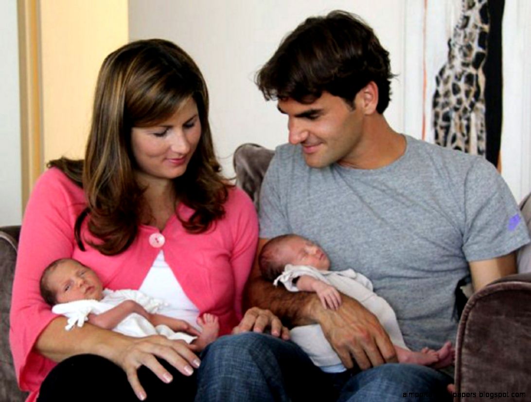 Roger Federer Twins