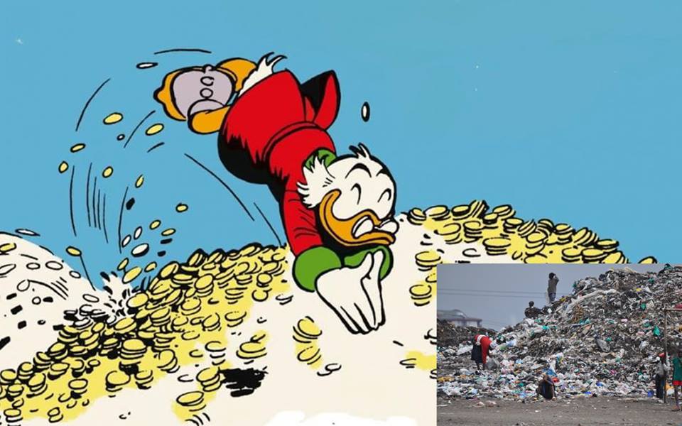 L’1 della popolazione mondiale controlla il 50,1 della ricchezza