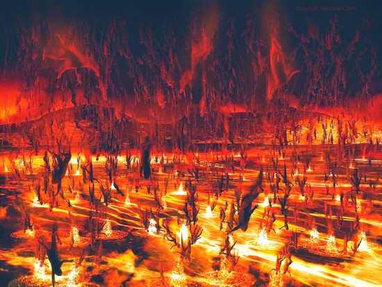 Representación del infierno Representación del infierno