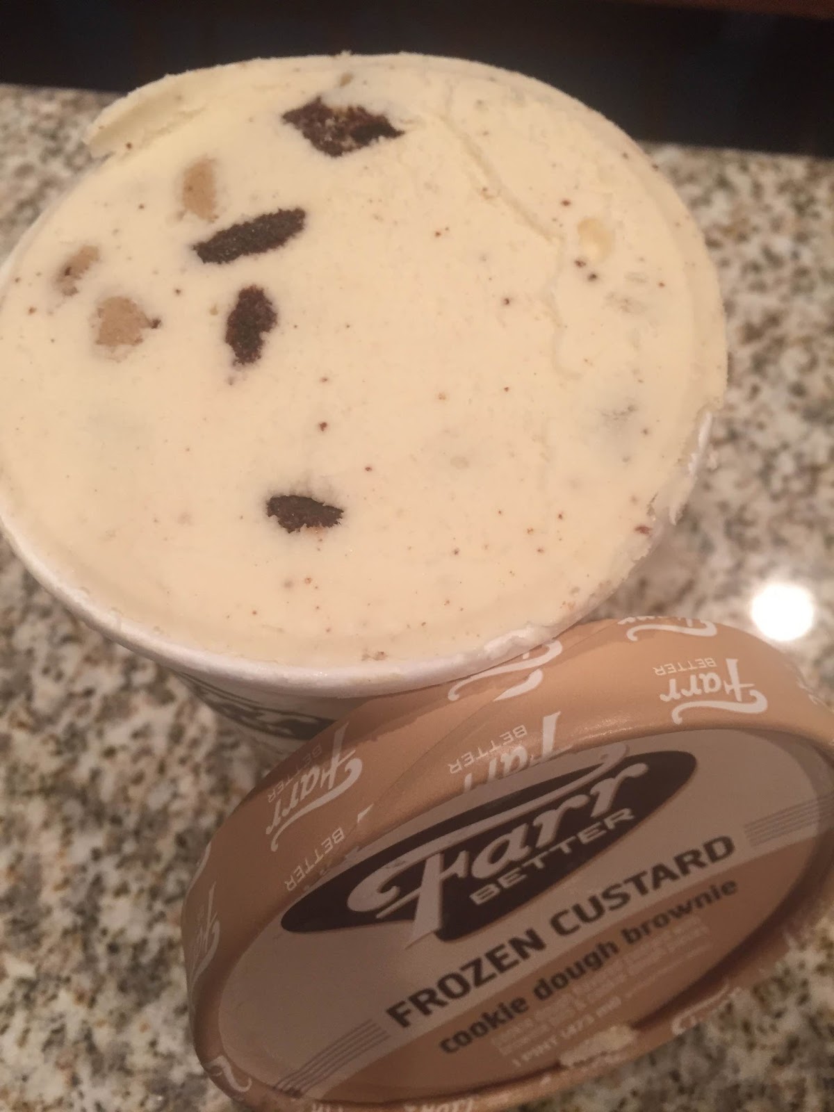 Farr Better Cookie Dough Brownie Frozen Custard