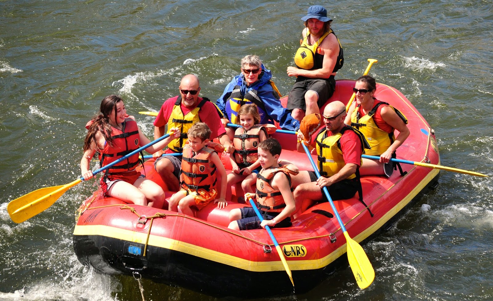 Flora Hiker Rafting (AVA) the Colorado River in Kremmling, Colorado