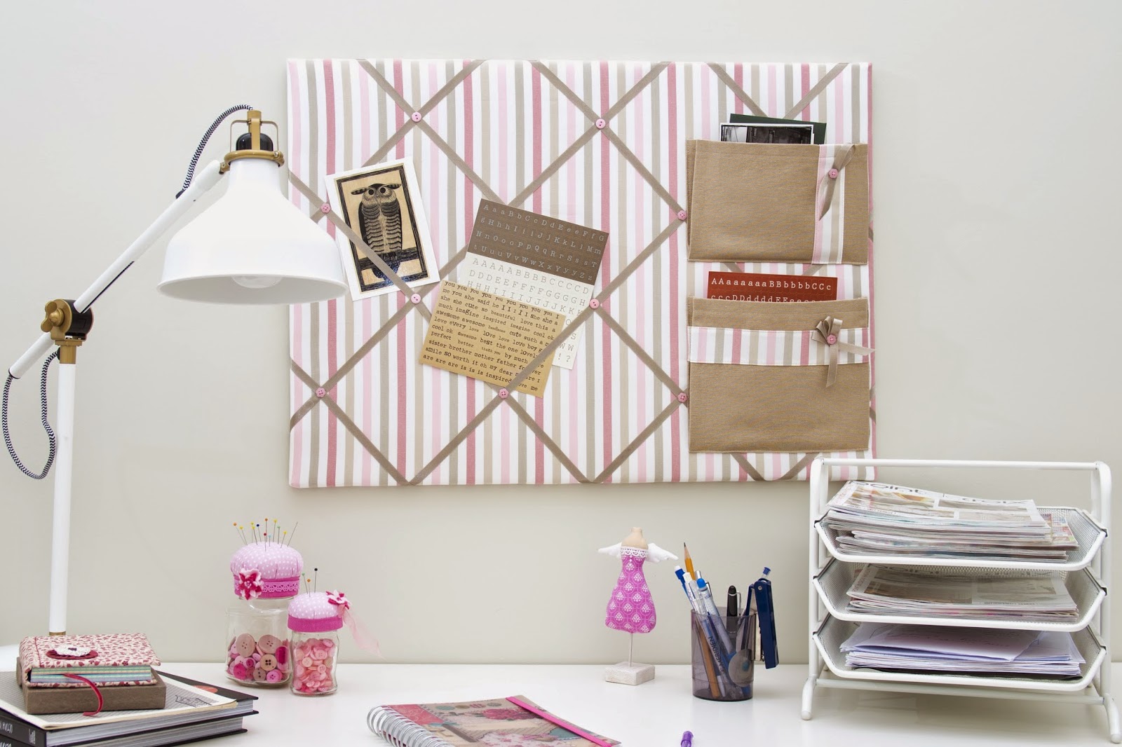 Настенный органайзер из ткани:Lovely&Handy