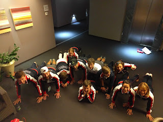 Planking with Peter at 9:30 pm.