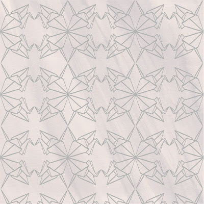Origami Cranes Pattern by welaughindoors Origami Cranes Pattern by welaughindoors