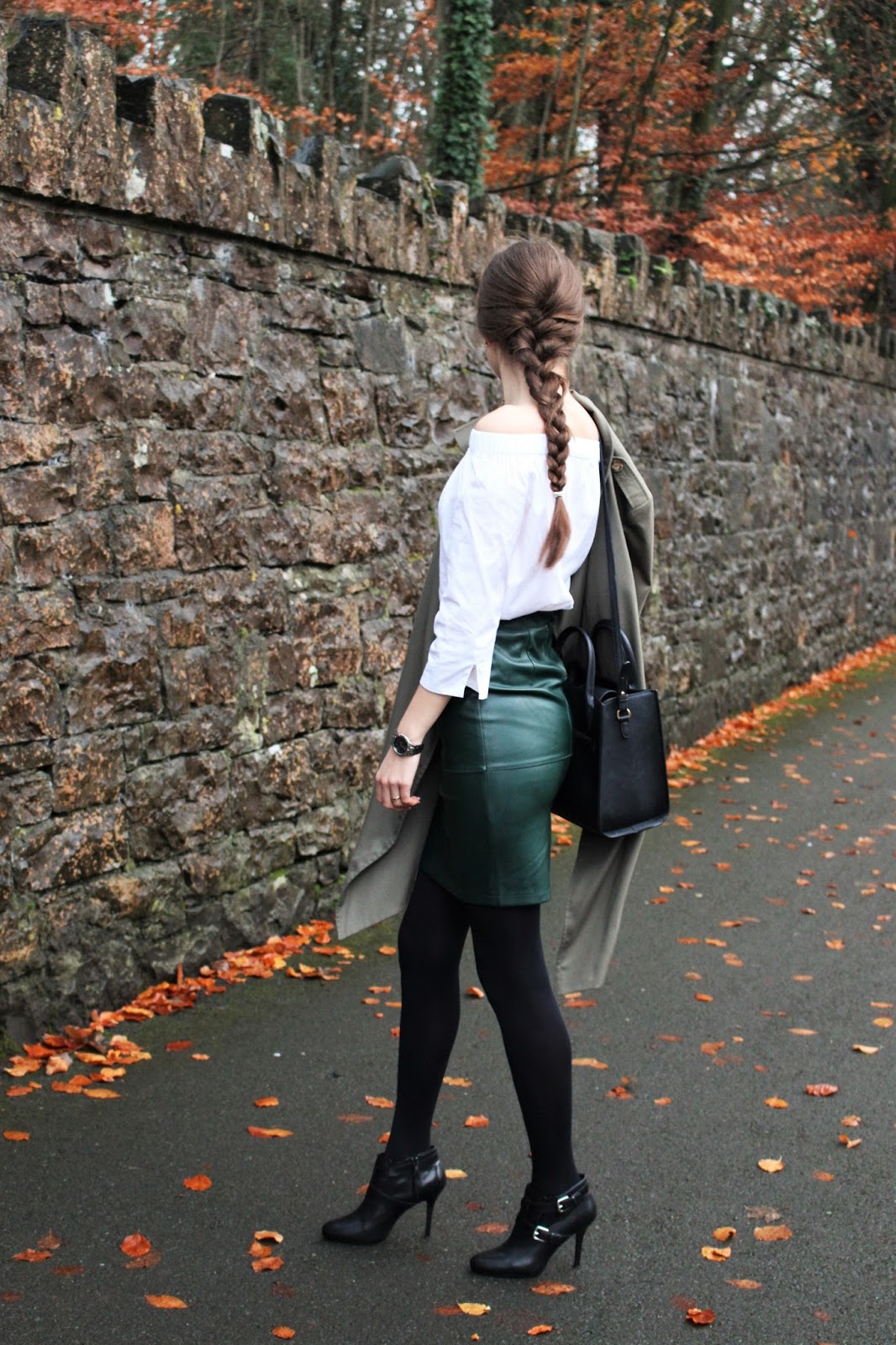 Green Skirt Outfit How to Style Skirts in Winter Sinnamona