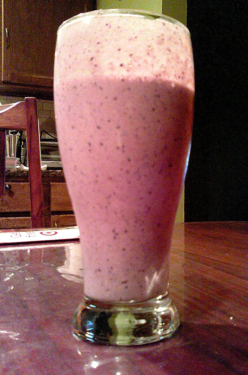 A healthy lifestyle Berry Blast Shake