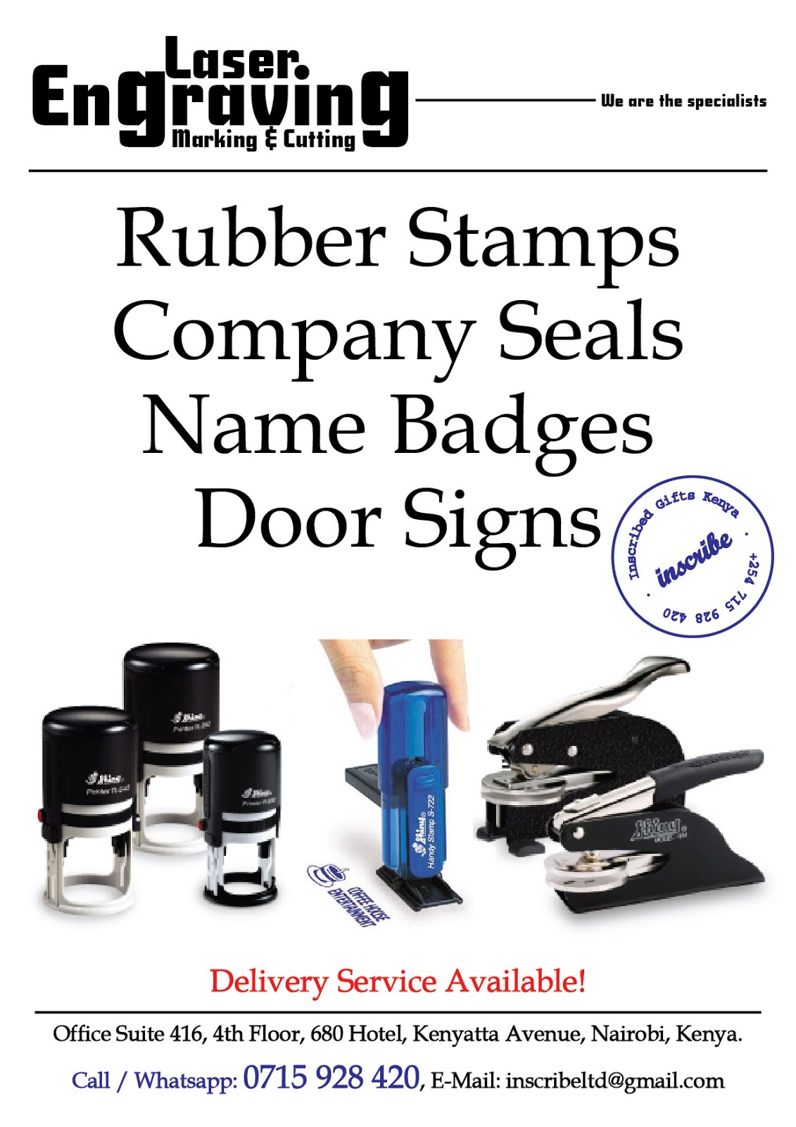 NairobiMail RUBBER STAMPS & COMPANY SEALS