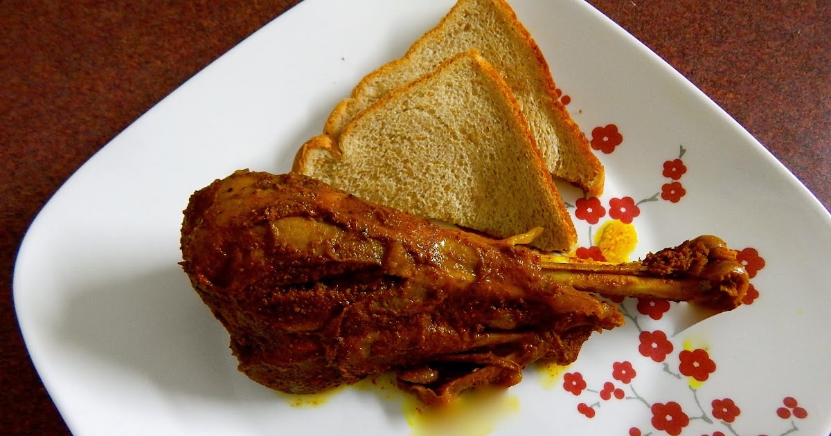Palatable dishes from Jess's kitchen ) Turkey Drumstick ( Indian