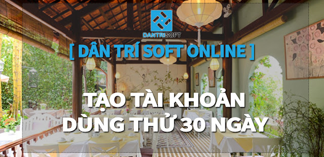 Hướng dẫn tạo tài khoản sử dụng thử 30 ngày phần mềm quản lí bán hàng Dân Trí Soft Online