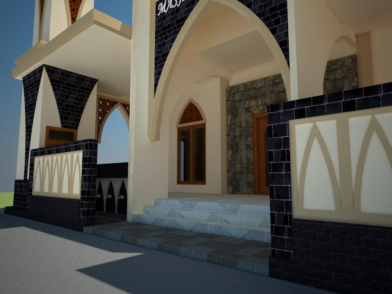 Arsitektur Berbisnis Pengembangan Desain  Masjid  Al Mu min 