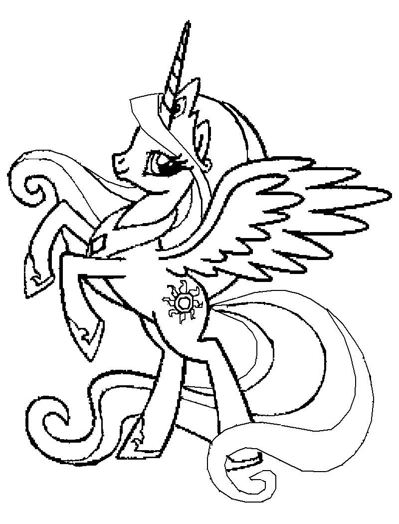 y little pony coloring pages - photo #24