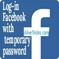Login facebook with temporary password