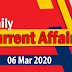 Kerala PSC Daily Malayalam Current Affairs 06 Mar 2020