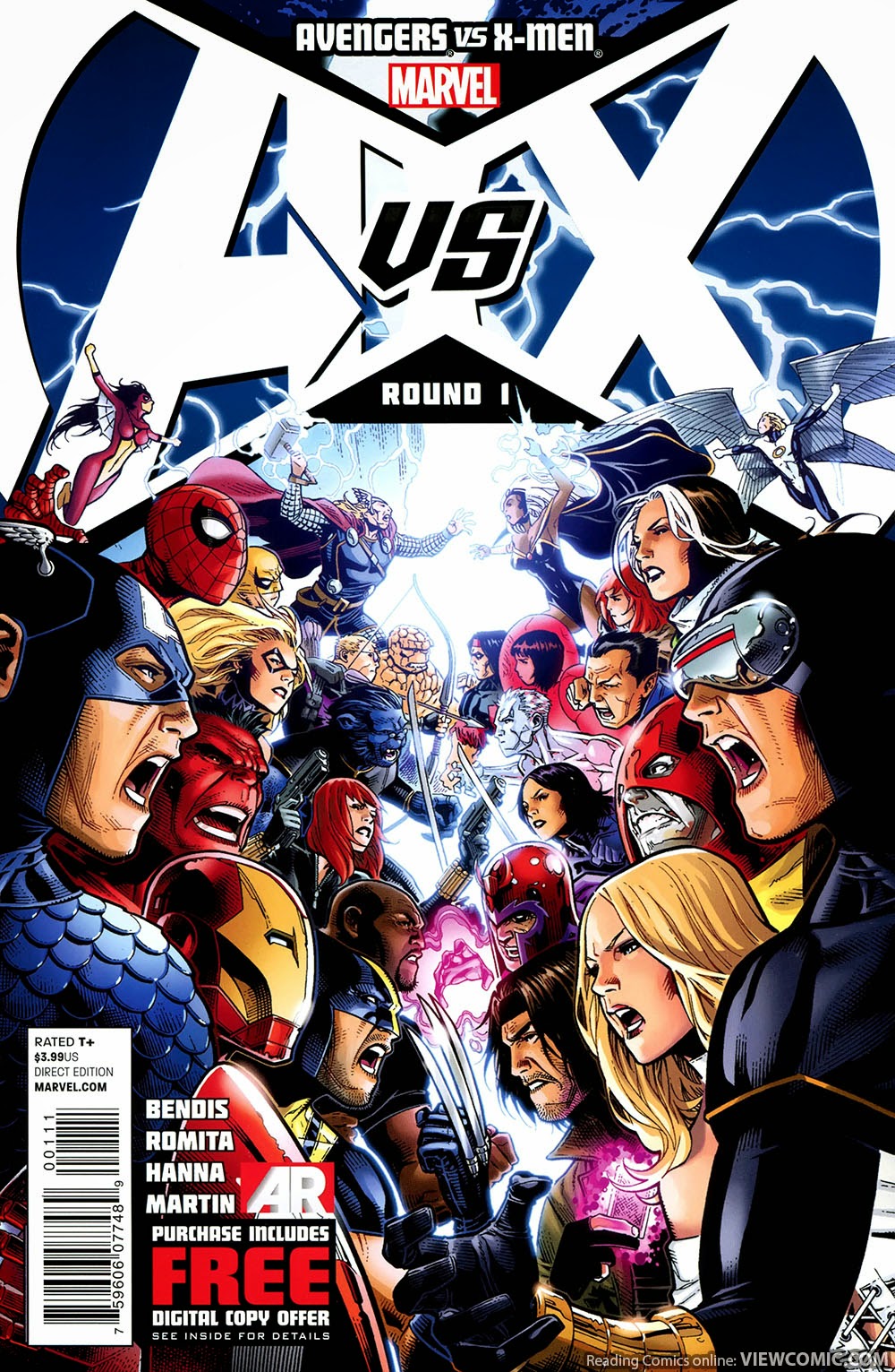 Avengers vs. X-Men (AvX) 01 (of 12) (2012) | Read All Comics Online