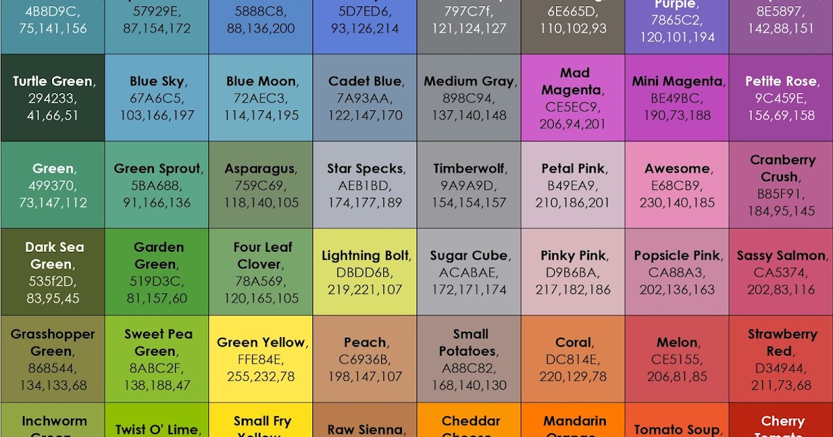 List of Current Crayola Marker Colors | Jenny's Crayon Collection
