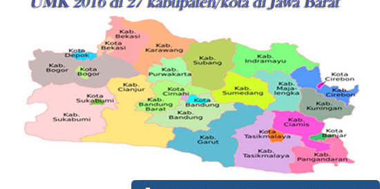 Daftar Terbaru UMK Jawa Barat 2016 - 2017