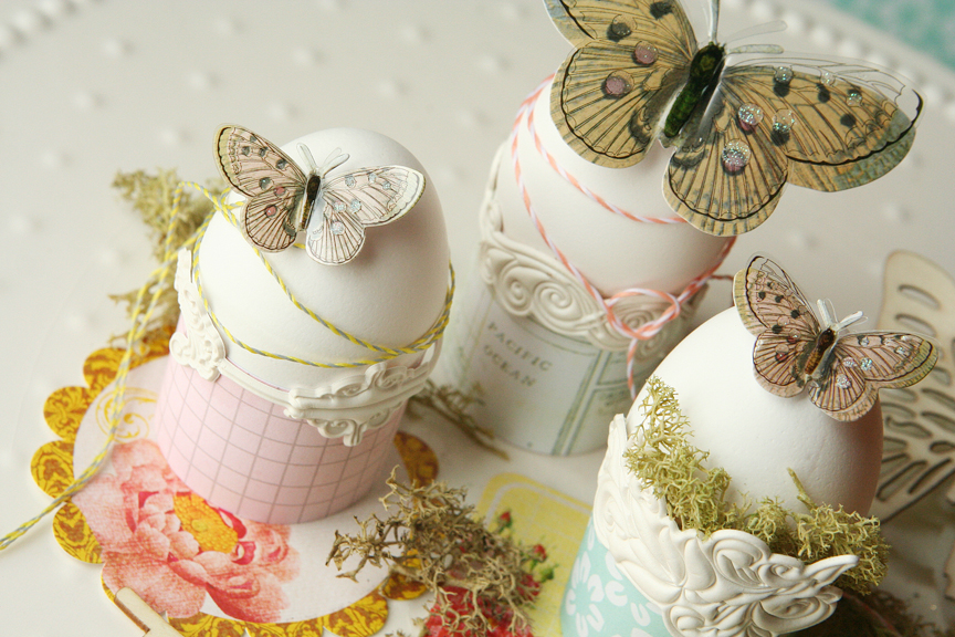 Homespun with Heart Spring egg wraps...